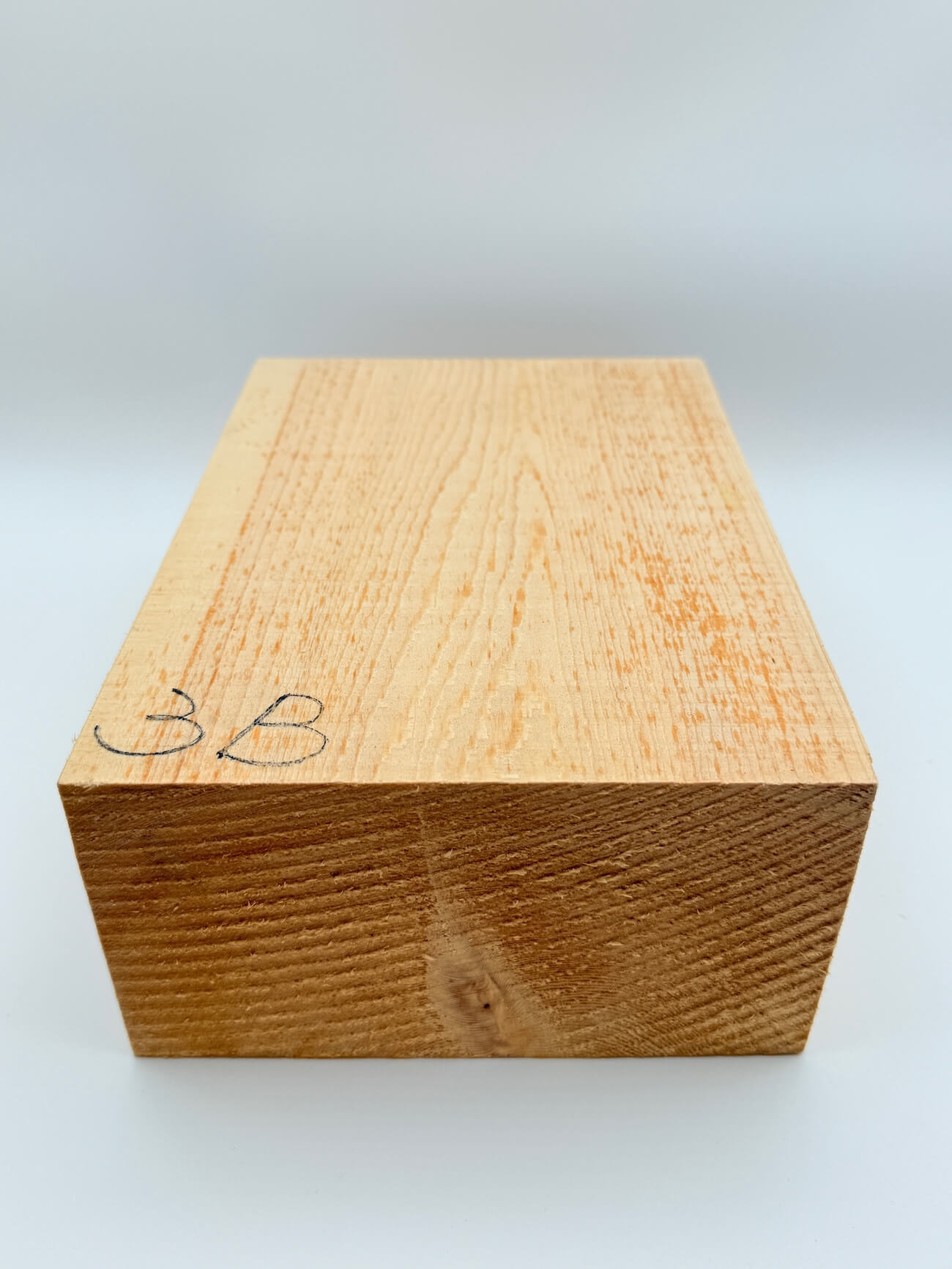 木曽檜 能面用材 上級板目【3号B】 23x9x17cm